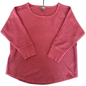 a.n.a Burgundy Knit Sweater